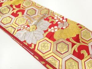 アンティーク　桐模様織出し袋帯（材料）